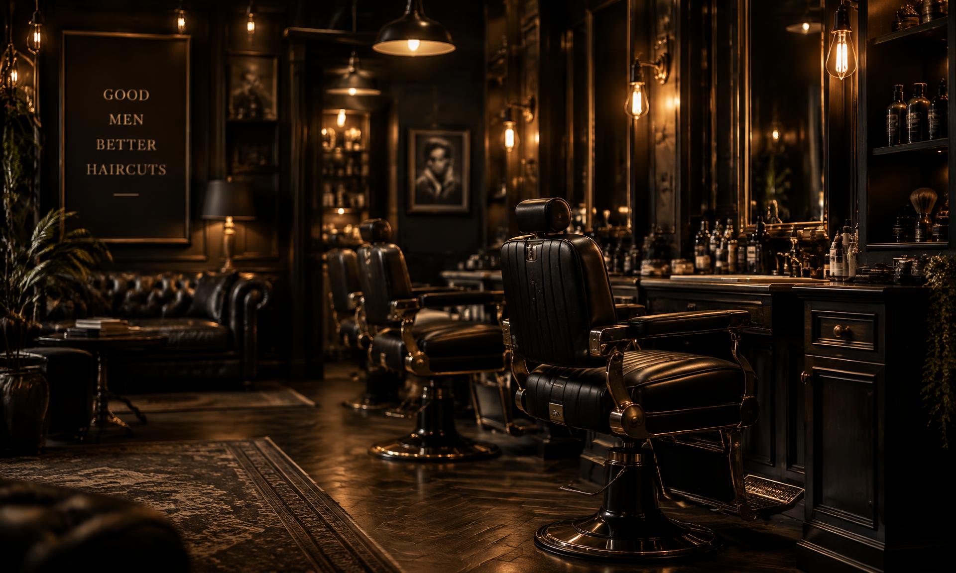 Inside the Blade & Fade parlor